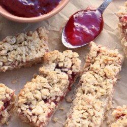 Sourdough Breakfast Bars With Jam