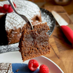 Italian Chocolate Almond Cake (torta Caprese)