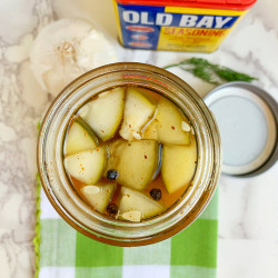 Old Bay Refrigerator Pickles