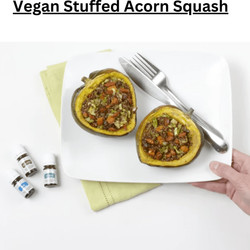 Vegan Stuffed Acorn Squash