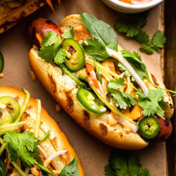 Banh Mi Hot Dogs
