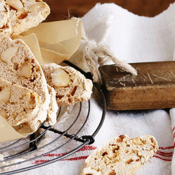 Honey-roasted Macadamia And Apricot Biscotti