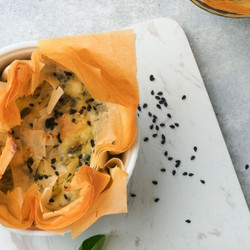Mary Berry’s Beef And Aubergine Crunchy Top Filo Pie