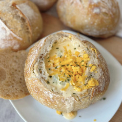 Sourdough Mini Loaves for Bread Bowls
