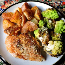 Sheet Pan Roast Chicken Dinner