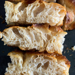 Thick Soft Yet Crispy Sourdough Focaccia Recipe
