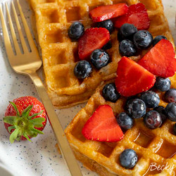 My 4 Ingredient Gluten Free Waffle Recipe (dairy Free, Low Fodmap)