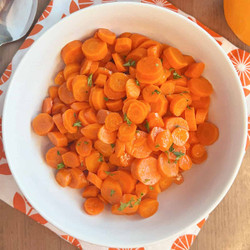 Orange Ginger Glazed Carrots