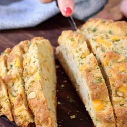 Herbed Cheddar Savory Irish Soda Bread