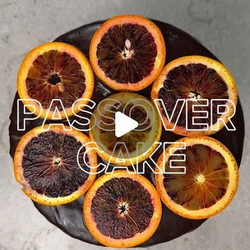 Blood Orange And Dark Chocolate Cake For Passover