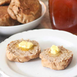 Whole Wheat Sourdough English Muffins