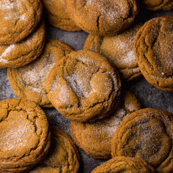Bourbon Molasses Cookies