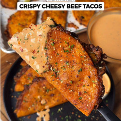 Crispy Cheesy Beef Tacos