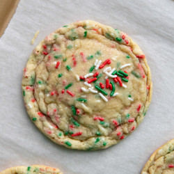 Christmas Sprinkle Cookies