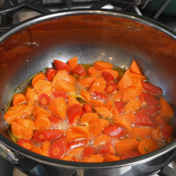 White Wine Braised Carrots