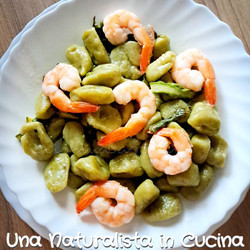 Gnocchi Di Asparagi Con Mazzancolle