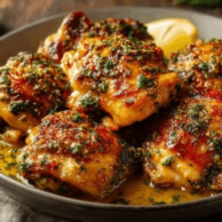Garlic Butter Chicken Thighs