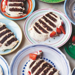 Chocolate Ripple Fridge Cake