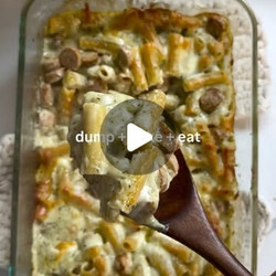 Pesto Chicken Dump And Bake Alfredo