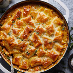 Chicken Pot Pie With Puff Pastry