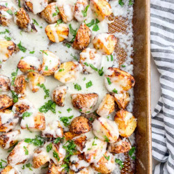 Cheesy Air Fryer Potatoes