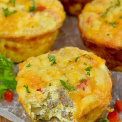 Cheese And Sausage Egg Muffins
