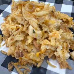 French Onion Chicken Hash Brown Casserole