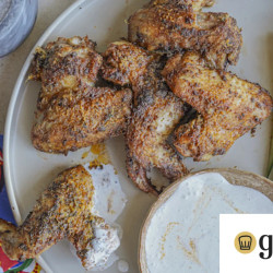 Sticky Asian Air-fryer Chicken Wings