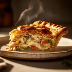 Golden Chicken Pot Pie With Buttery Crust