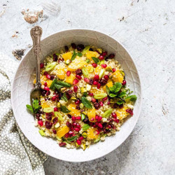 Couscous Salad With Orange And Pomegranate