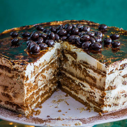 No-bake Coffee And Cream Fridge Cake