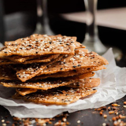 Gluten Free Sourdough Discard Crackers
