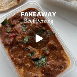 Slowcooker Panang Style Beef Curry With Coconut Rice