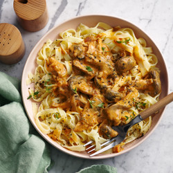 Vegan Mushroom Stroganoff