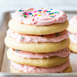 Lofthouse-style Soft Frosted Sugar Cookies