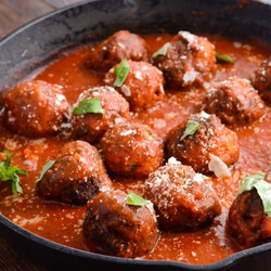 Eggplant Meatballs In Marinara