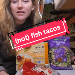 Tired Mom Cooks Fish Tacos
