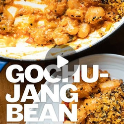 Gochujang Butter Bean Bake
