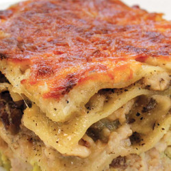 Lemon Pepper Chicken Lasagna