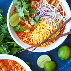 Chicken Khao Soi (thai Coconut Curry Noodle Soup)