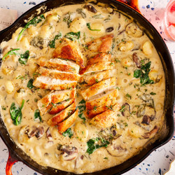 One-pan Creamy Chicken &amp; Gnocchi