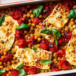 Baked Feta Chickpeas