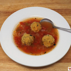 Chickpea Dumpling Soup