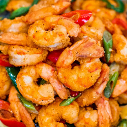 Crispy Salt And Pepper Shrimp Recipe (椒盐大虾)