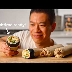 Easy Sushi Burritos For Lunch