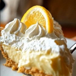 Holiday Lemon Angel Pie