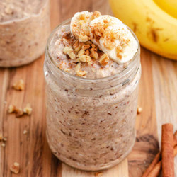 Banana &amp; Cinnamon Overnight Oats