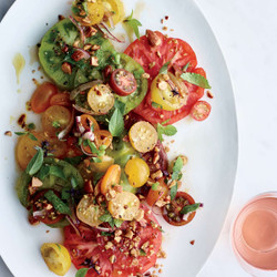 Tomatoes With Herbs And Almond Vinaigrette