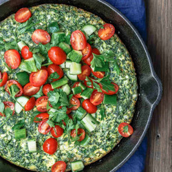 Feta And Spinach Frittata