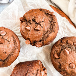 Bakery-style Chocolate Muffins